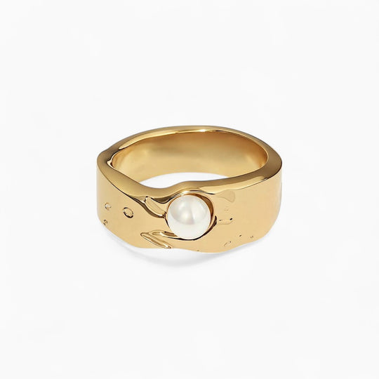 "SANTORINI" PEARL RING
