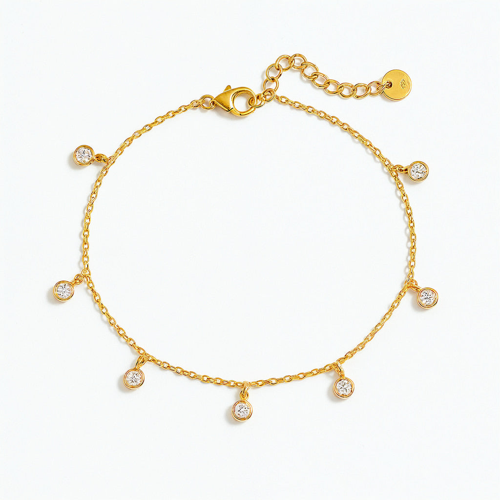 "SANTORINI" SPARKLE ANKLET