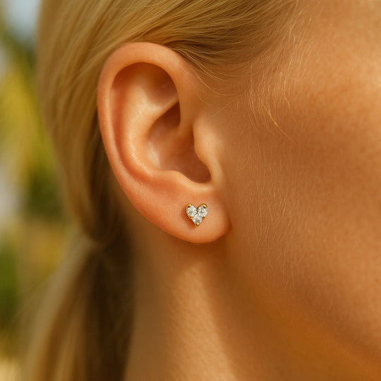 "ST LUCIA" FLATBACK STUD EARRINGS
