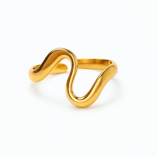"TASMANIA" WAVE RING