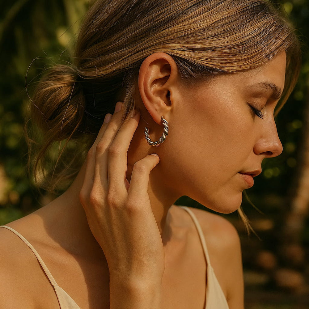 "TOBAGO" TWISTED HOOPS