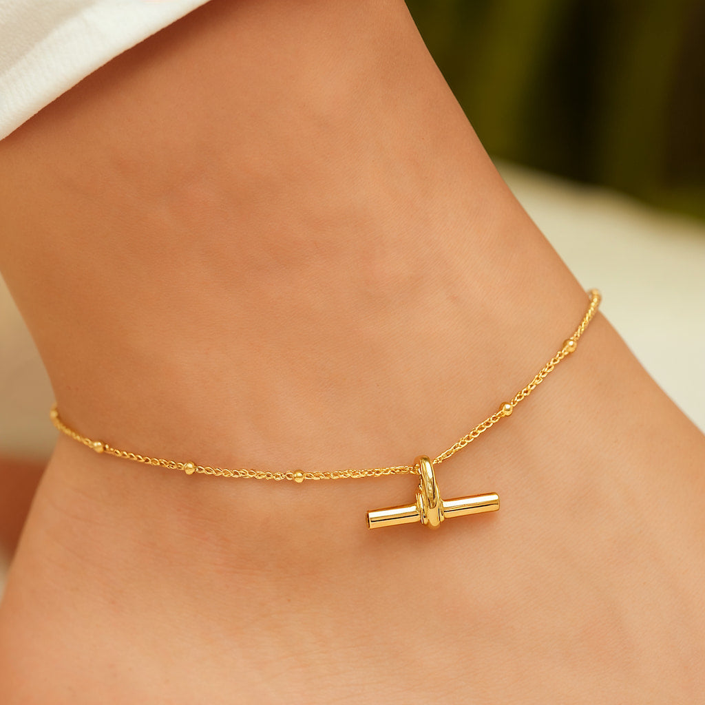"TULUM" BAR ANKLET