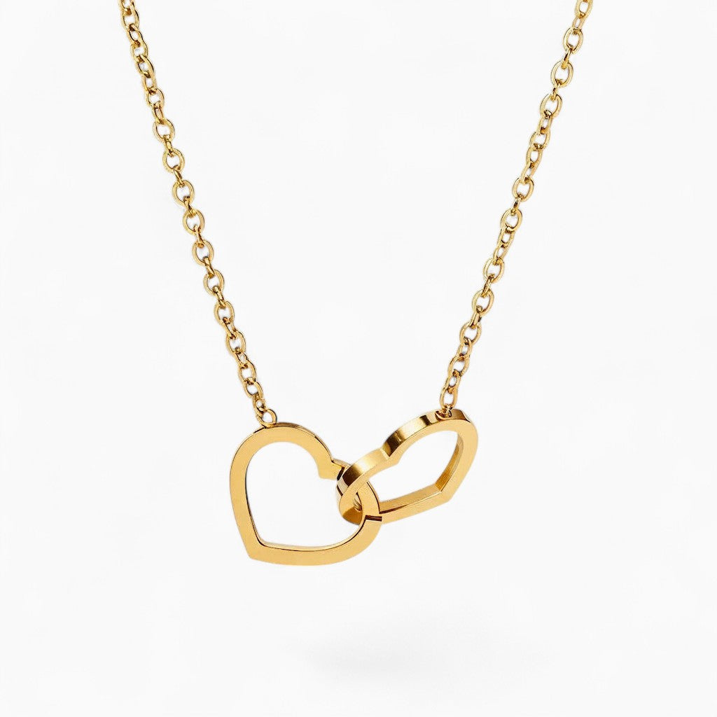 "VENICE" INTERLOCKED HEARTS NECKLACE