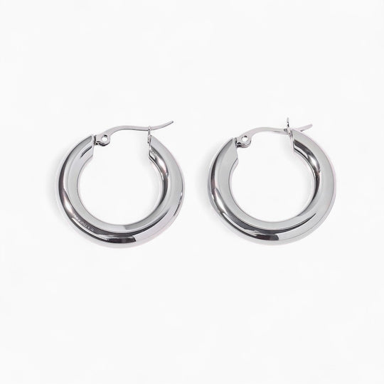 "MYKONOS" CLASSIC MEDIUM HOOPS