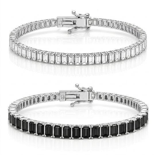"Boston" Classic & Onyx Baguette Stack Set