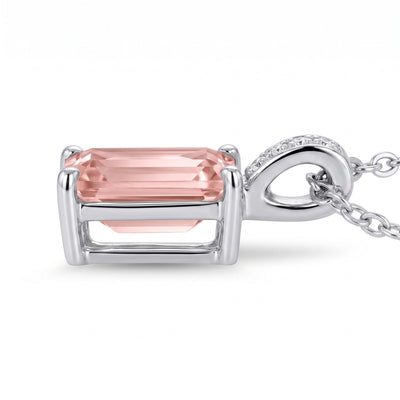 "Cannes" Morganite Pendant