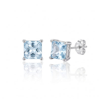 "Capri" Aquamarine Studs