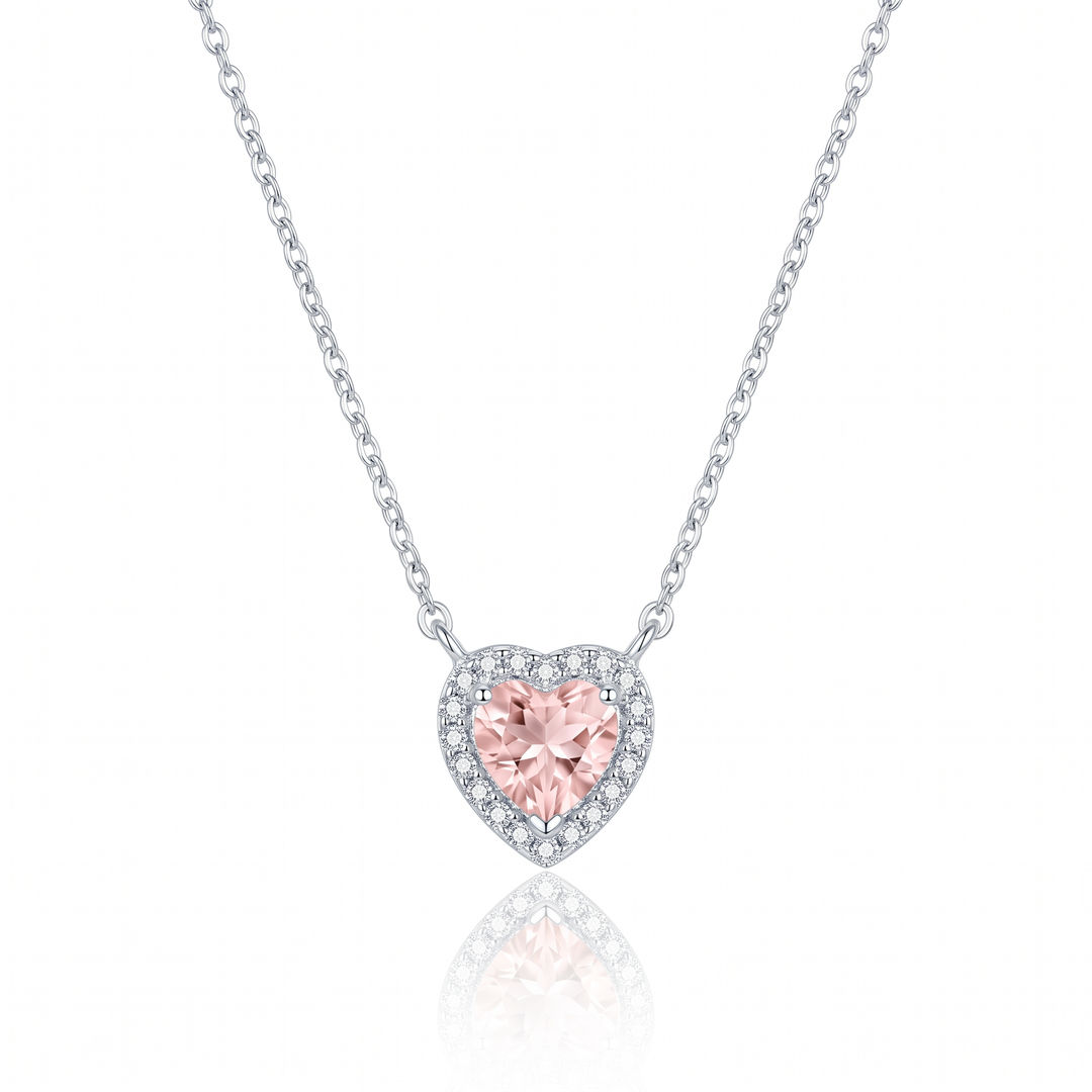 Amalfi Morganite Heart Pendant