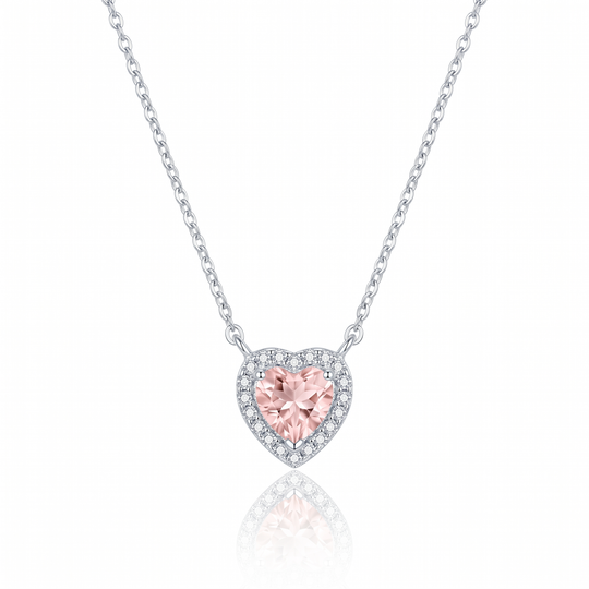 Amalfi Morganite Heart Pendant