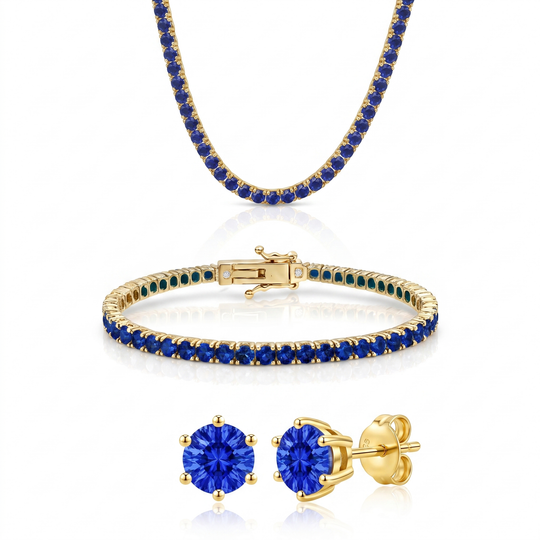 "Miami" Sapphire Tennis Set