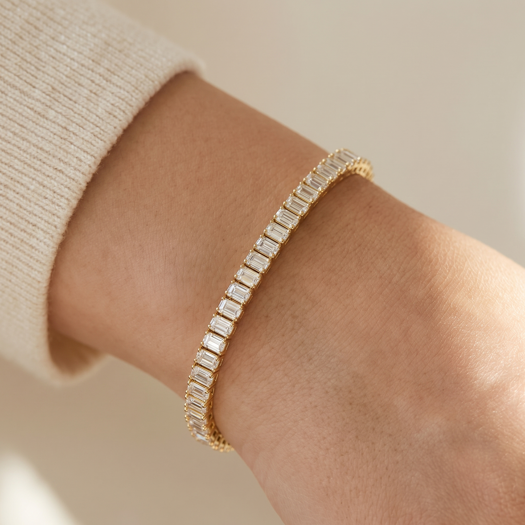 Boston Classic Baguette Set — bracelet worn on the wrist