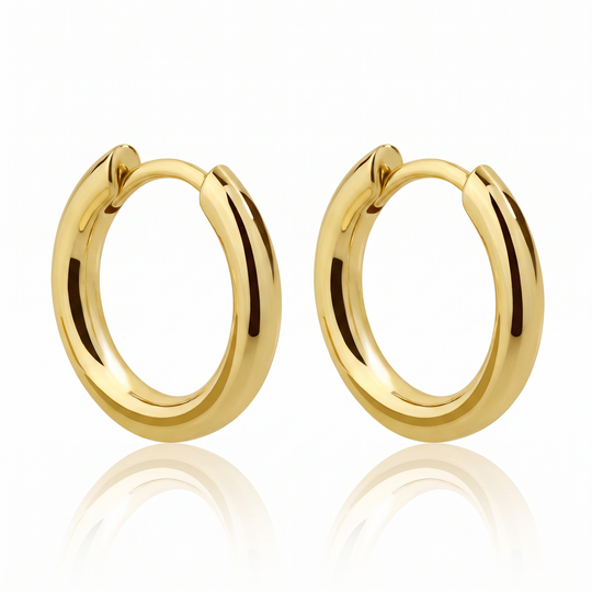 "London" Classic Huggie Hoops