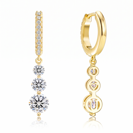 "Shanghai" Graduated Drop Earrings
