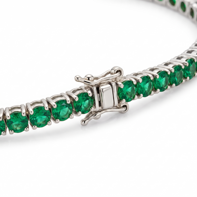 "Miami" Emerald Tennis Bracelet 2.0