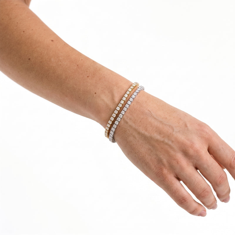 "Miami" Mixed Metal Set — worn on the wrist