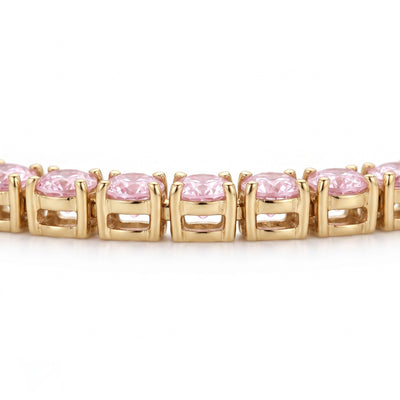 "Miami" Pink Sapphire Tennis Bracelet 2.0