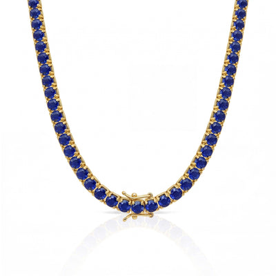 "MIAMI" SAPPHIRE TENNIS CHOKER 2.0