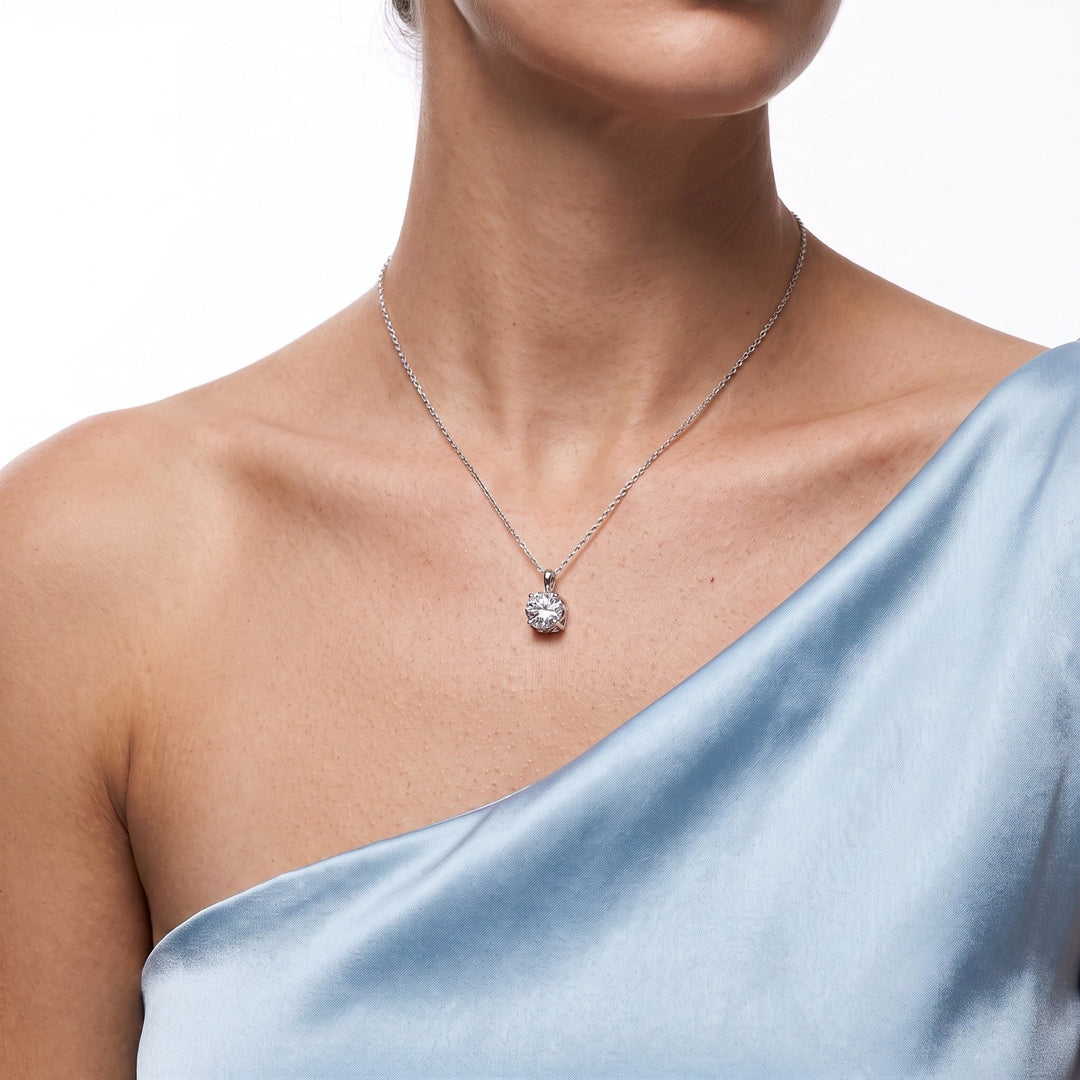 "Miami" Solitaire Silver Set