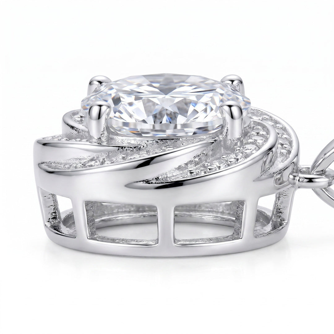 "Miami" Swirl Silver Set
