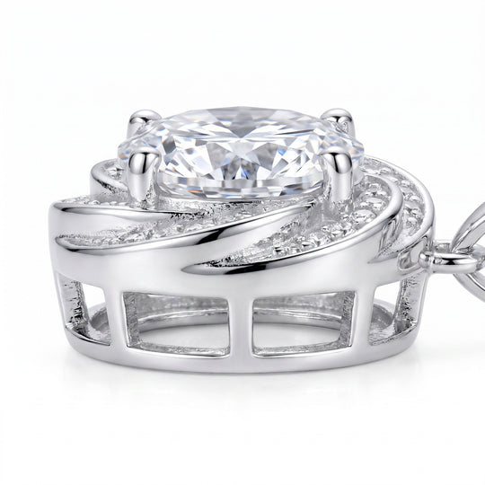 "Miami" Swirl Silver Set