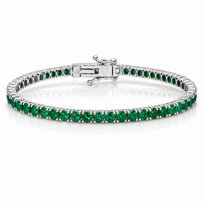 "Miami" Emerald Tennis Bracelet 2.0