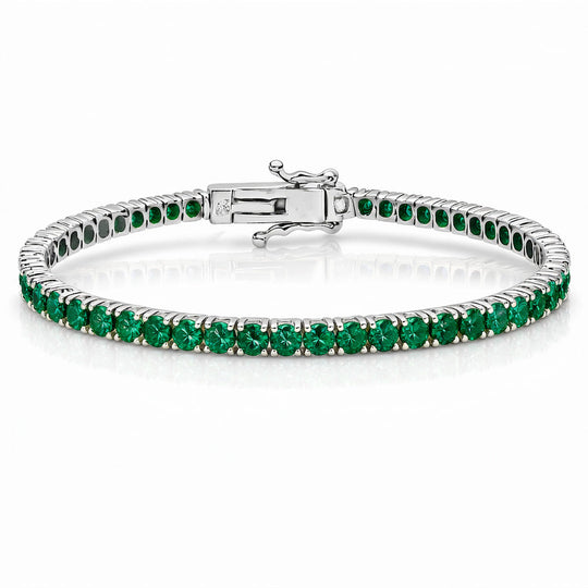 "Miami" Emerald Tennis Bracelet 2.0