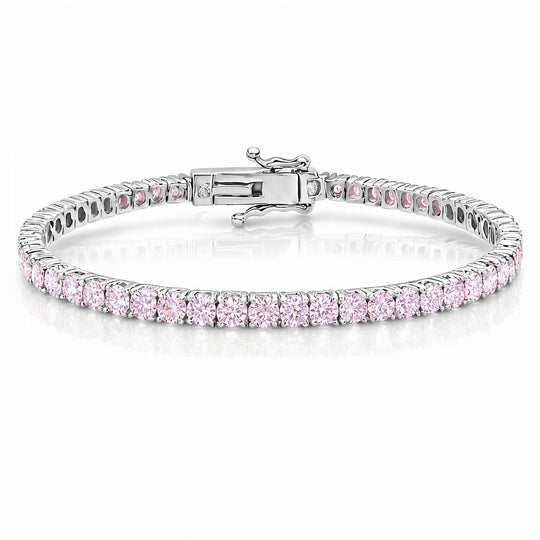 "Miami" Pink Sapphire Tennis Bracelet 2.0
