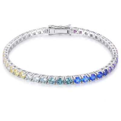 "Miami" Ombre Rainbow Tennis Bracelet 2.0