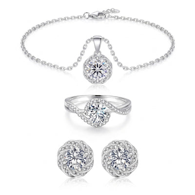 "Stockholm" Swirl Halo Set