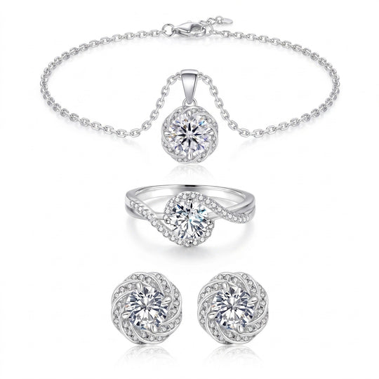 "Stockholm" Swirl Halo Set